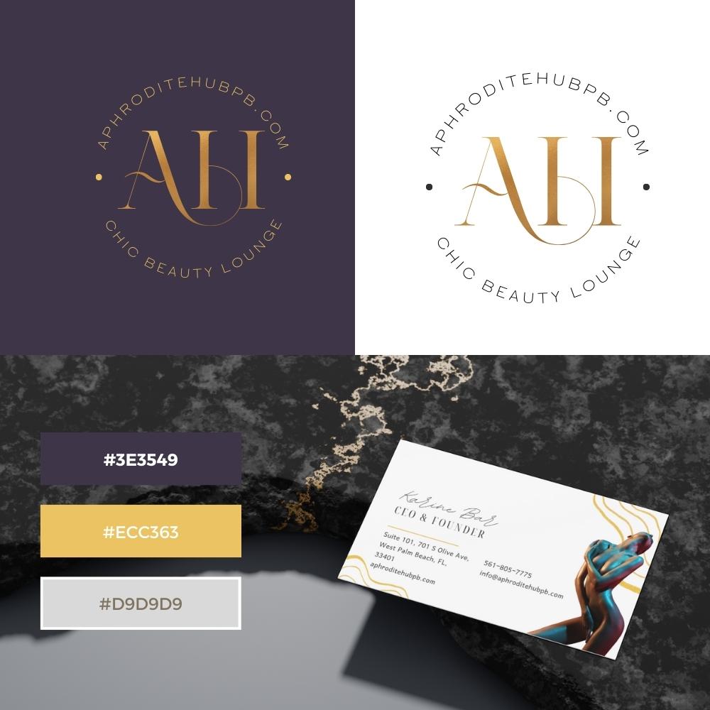 Aphrodite Hub Logo + Business Cards