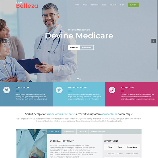 Medical Website Template 2